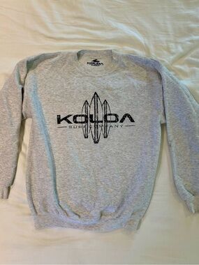 Light Gray Koloa Surf Company Crewneck Sweatshirt